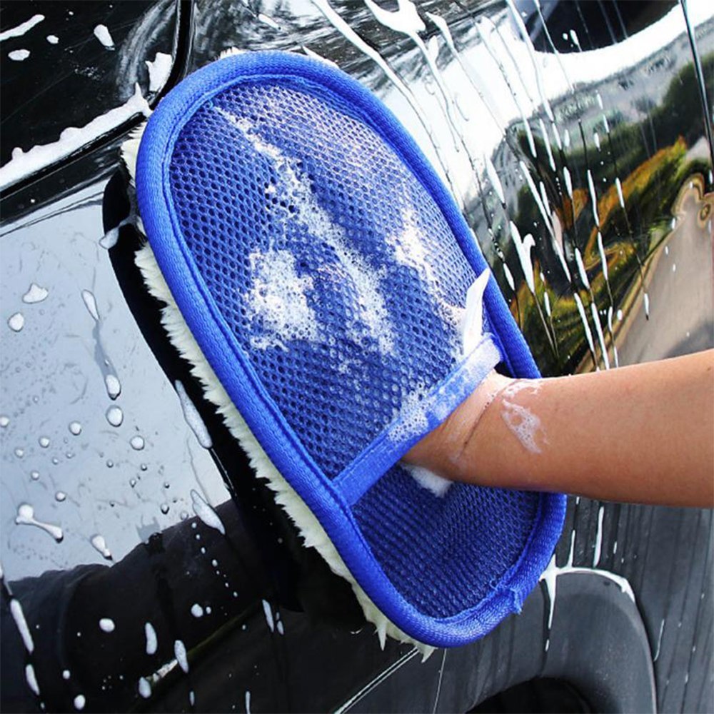 Car type soft hair car wash cleaning gloves car motorcycle car wash car care cleaning tools - Image 6