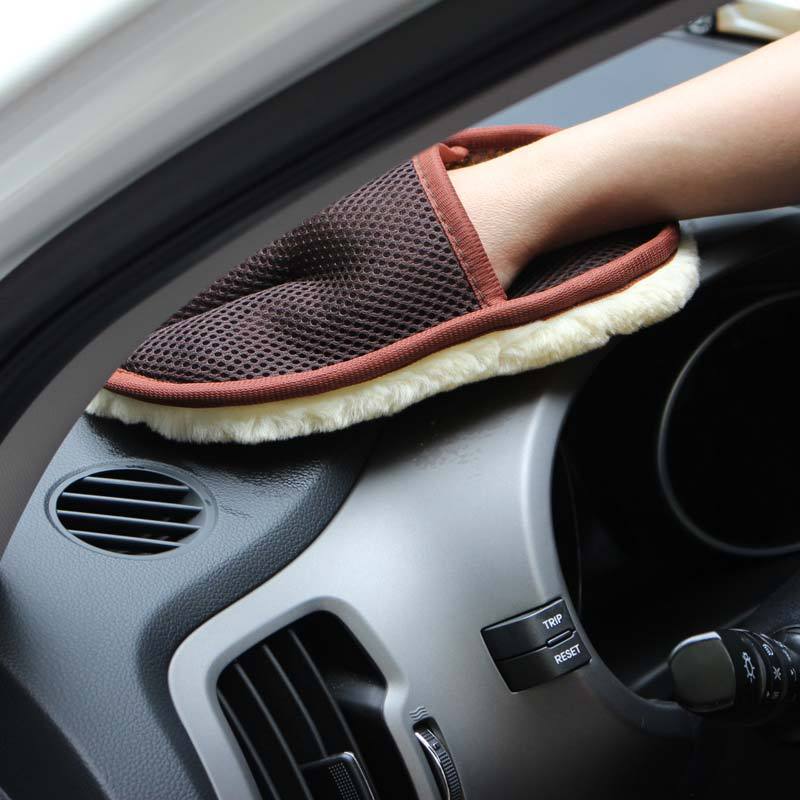 Car type soft hair car wash cleaning gloves car motorcycle car wash car care cleaning tools - Image 5