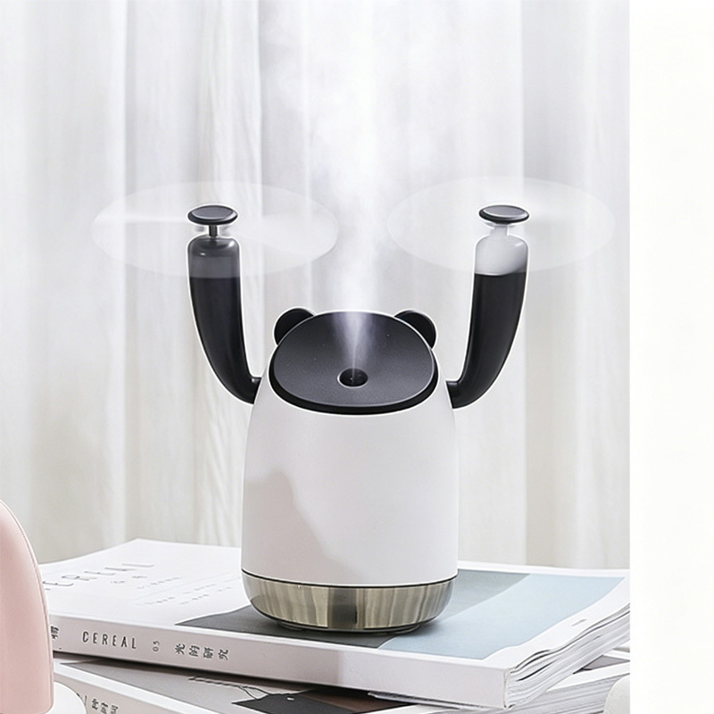 Spray Cooling Fan Portable Water Humidifier,USB Fan,desktop Small Fan,mini Air Conditioner Humidifier Double Head Fan