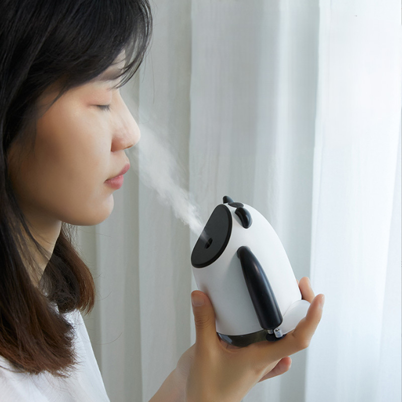Spray Cooling Fan Portable Water Humidifier,USB Fan,desktop Small Fan,mini Air Conditioner Humidifier Double Head Fan - Image 5