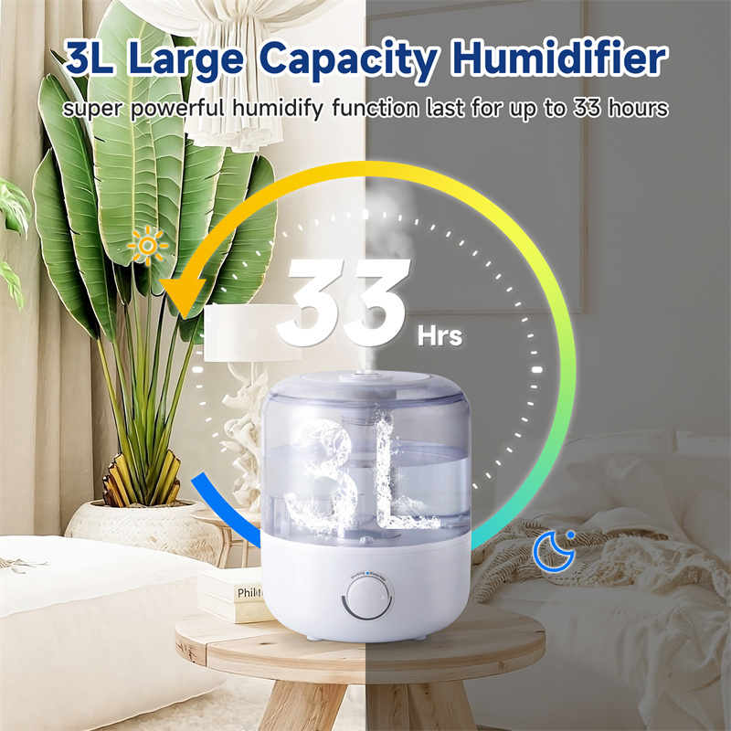 3L Cool Mist Humidifier - Image 2