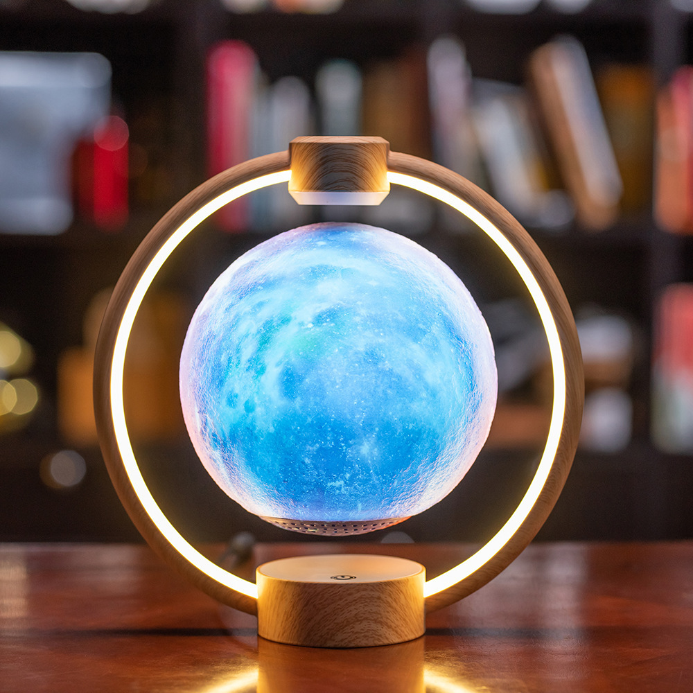Floating moon lamp