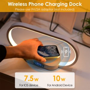 Wireless Charging Bedside Lamp