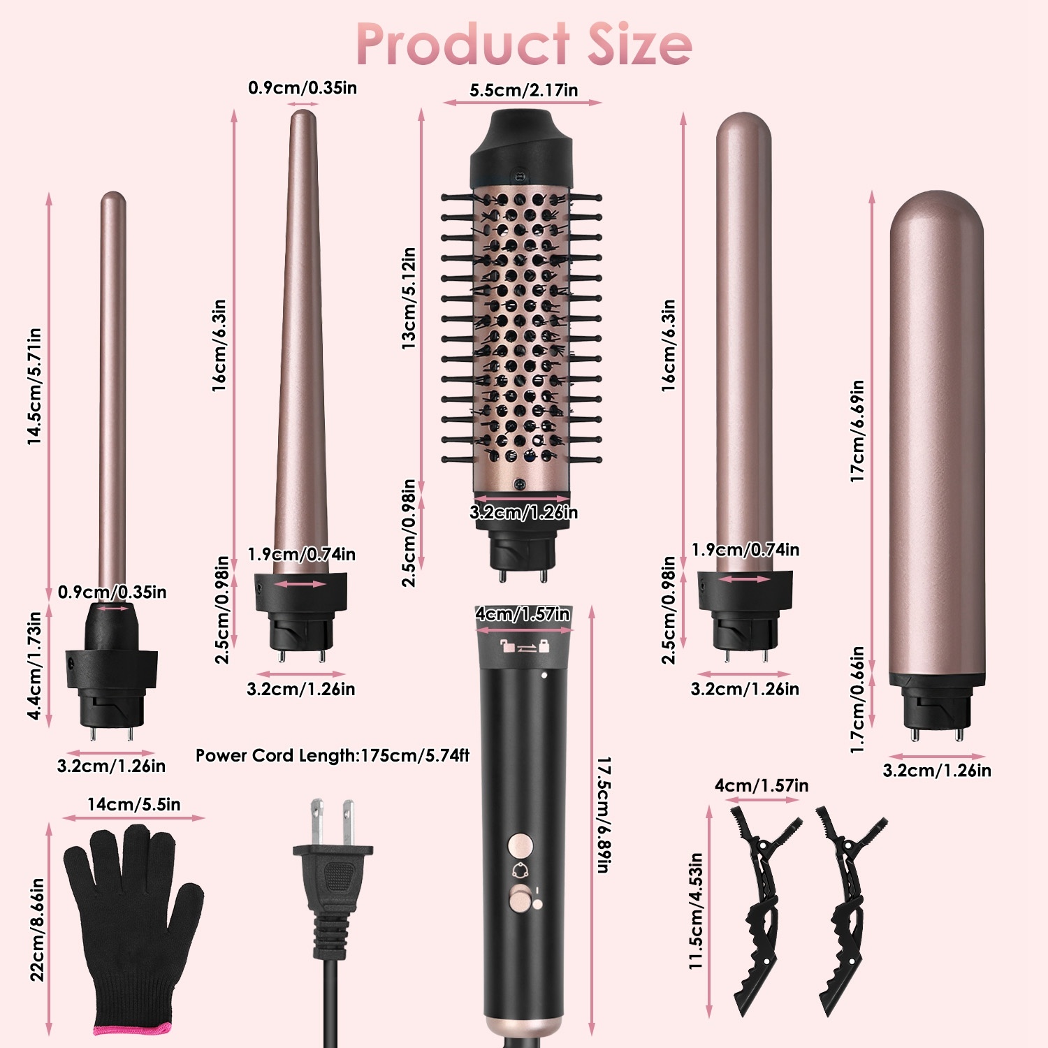 5 in 1 curling wand set - Image 3