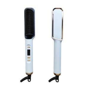 Ionic hair straightening brush
