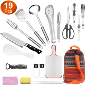 19PCS Camping Cooking Utensil Kit