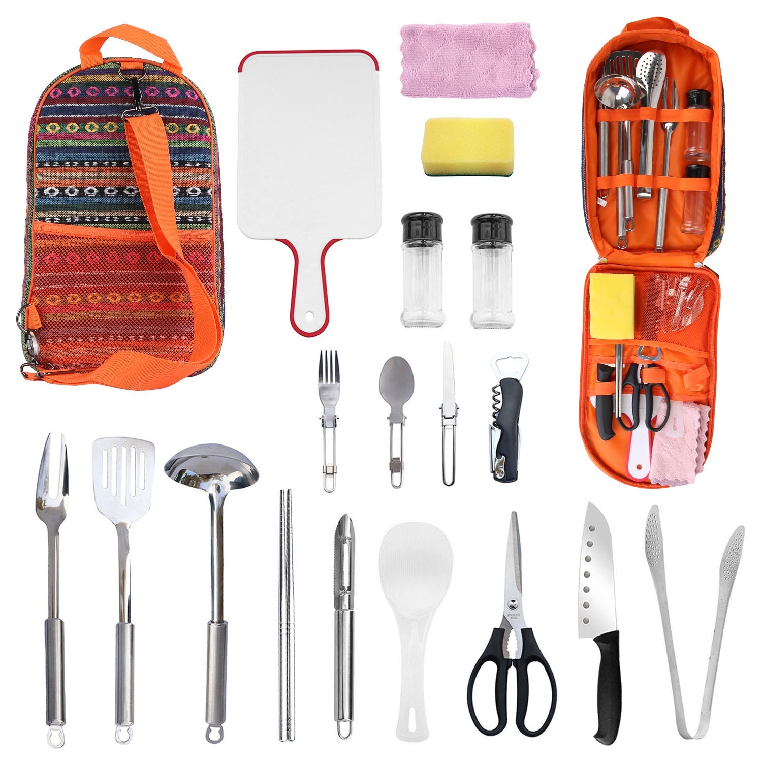19PCS Camping Cooking Utensil Kit - Image 10