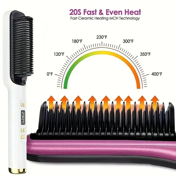 Ionic hair straightening brush - Image 3
