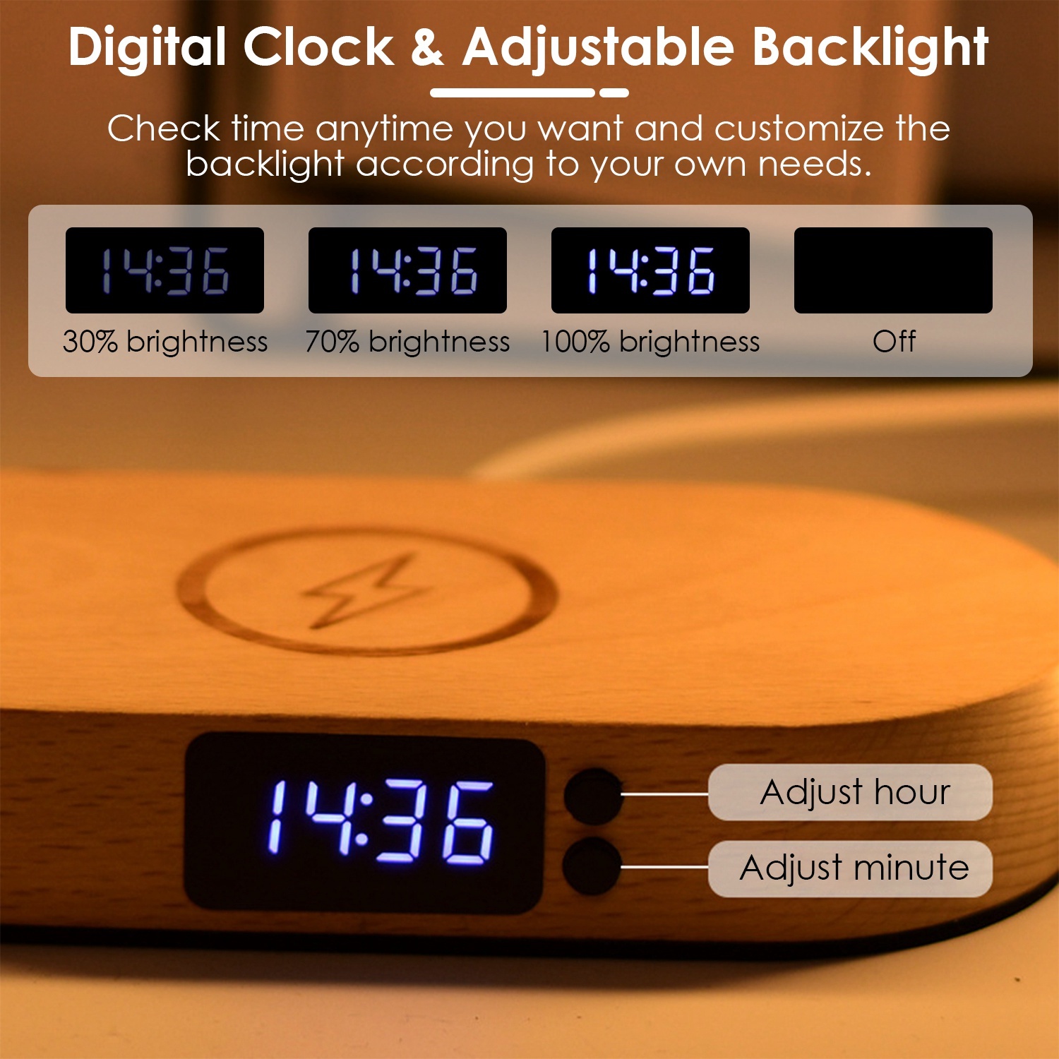 Wireless Charging Bedside Lamp - Image 6