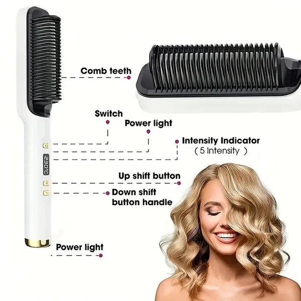 Ionic hair straightening brush - Image 4