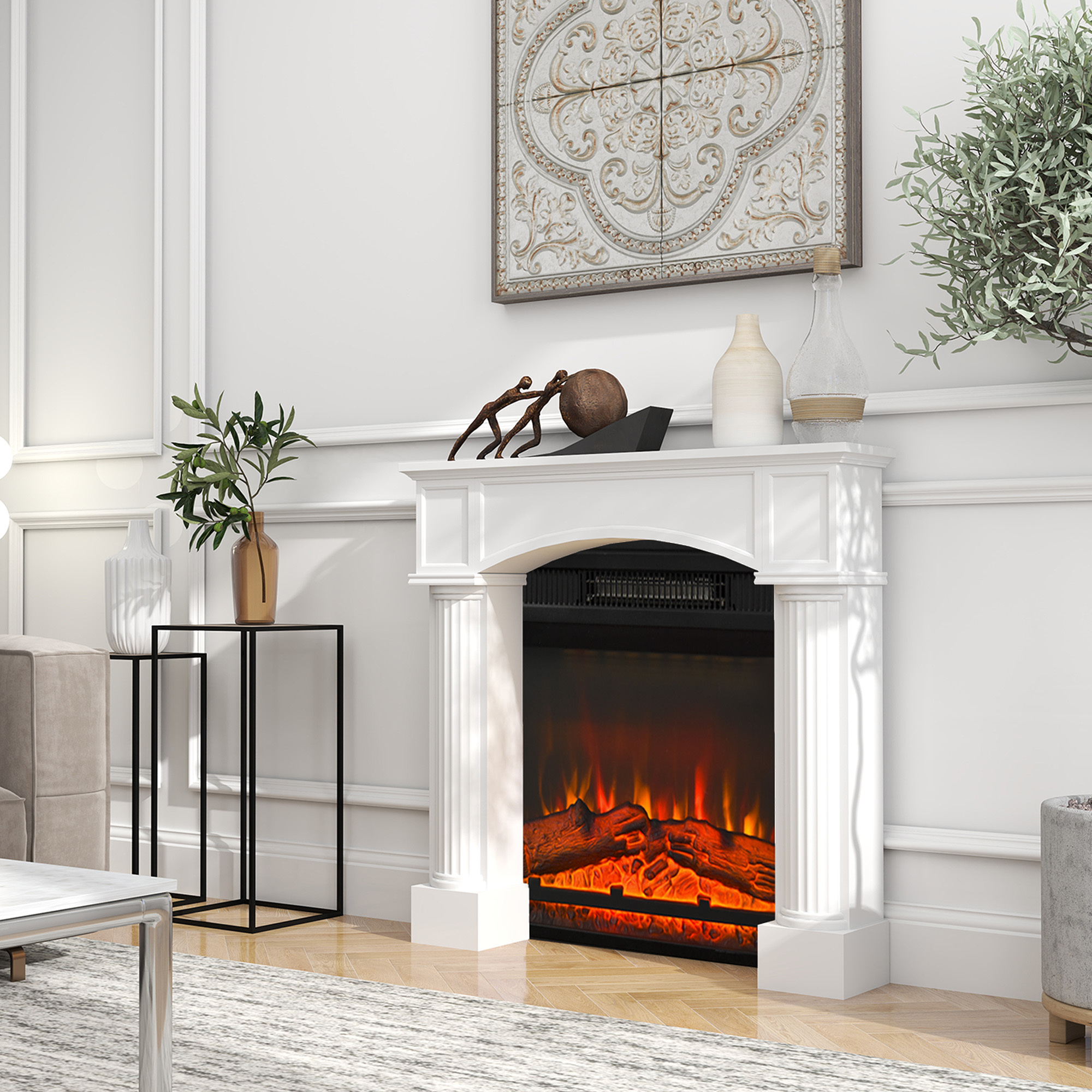 Modern Fireplace Mantel - Image 3