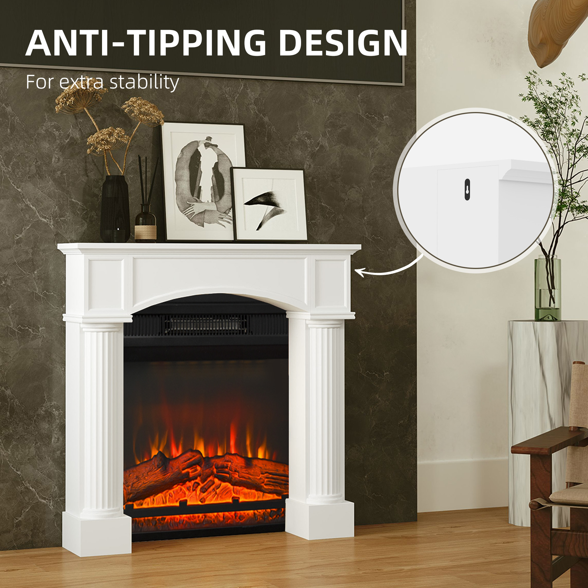 Modern Fireplace Mantel - Image 6
