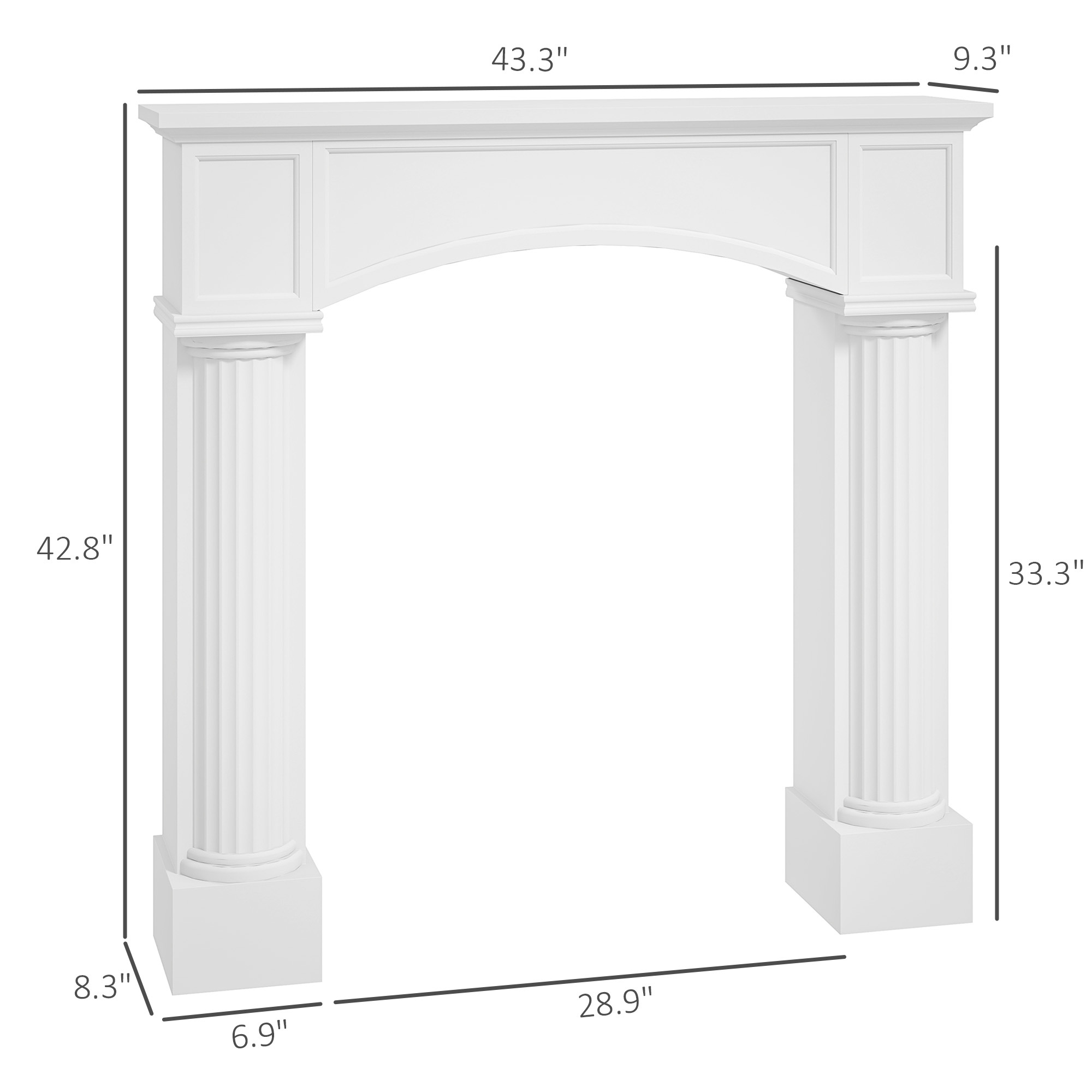 Modern Fireplace Mantel - Image 2