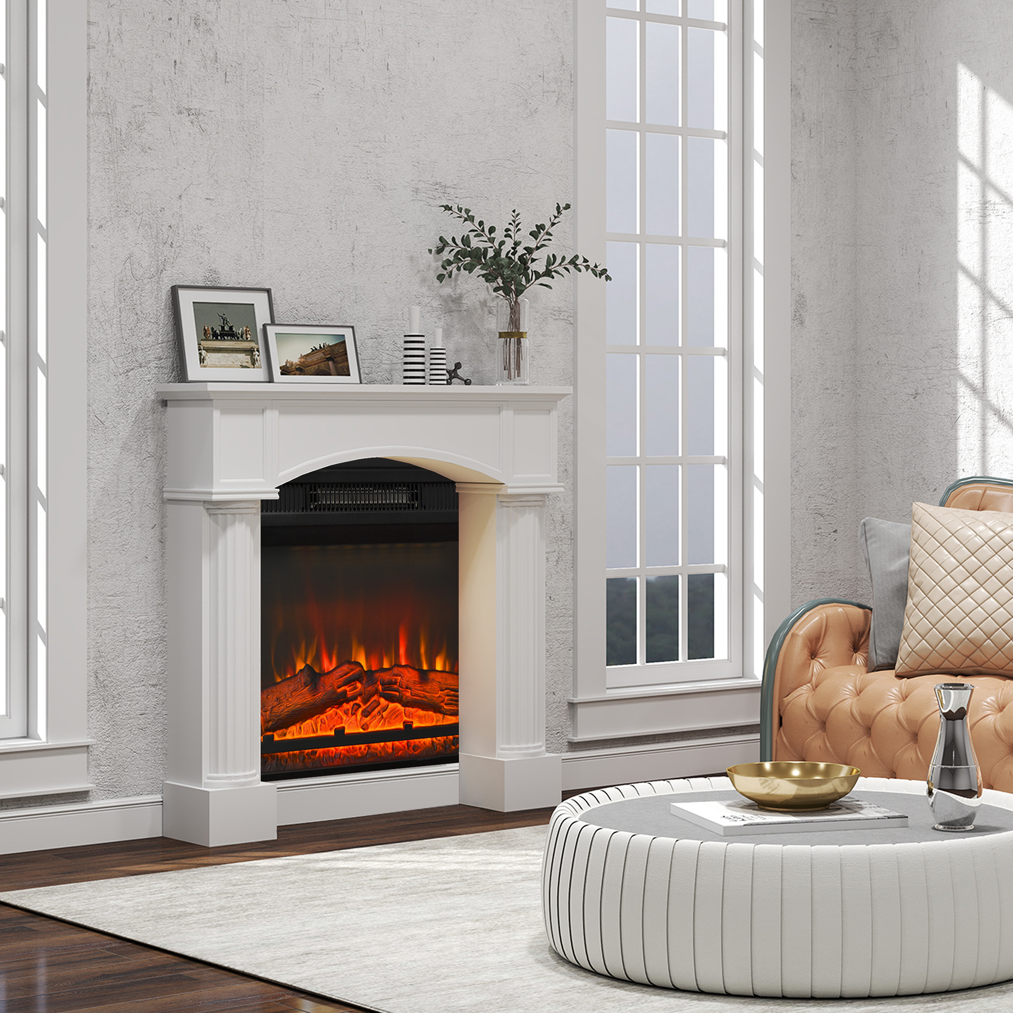 Modern Fireplace Mantel - Image 5