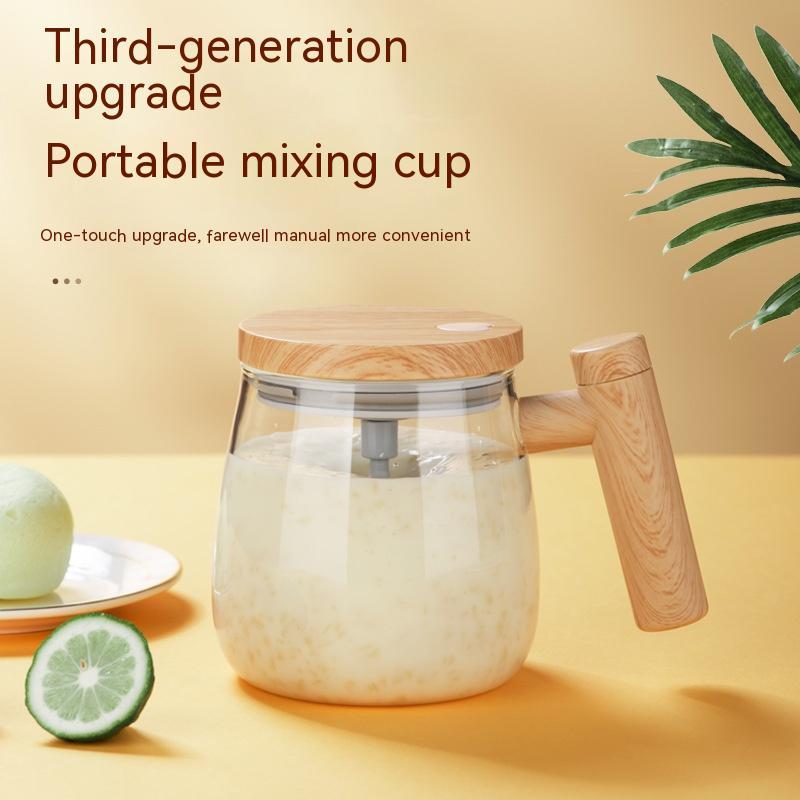 400ML Self Stirring Coffee Mug Electric Mixing Glass Coffee CupHigh Speed Fast Automatic Coffee Cup For Gyms Dining Room Kitchen Gadgets - Image 9